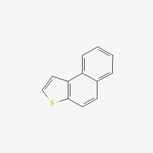 molecular formula C12H8S B14763065 Naphtho[2,1-b]thiophene CAS No. 233-02-3