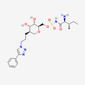 molecular formula C23H35N5O7S B14763122 IleRS-IN-1 