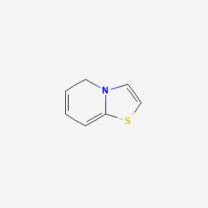 molecular formula C7H7NS B14763158 5H-[1,3]Thiazolo[3,2-a]pyridine CAS No. 275-18-3