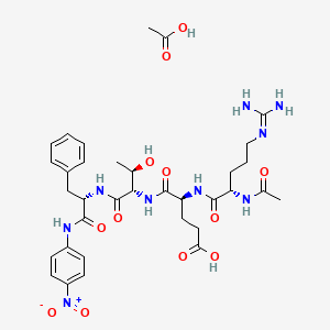 molecular formula C34H47N9O12 B14763166 RETF-4NA acetate 