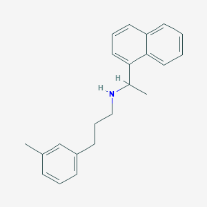 molecular formula C22H25N B14763190 Cinacalcet Impurity E HCl 