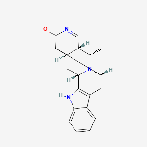 molecular formula C20H23N3O B14763196 Rauvovertine C 