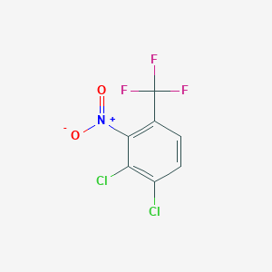 molecular formula C7H2Cl2F3NO2 B147640 1,2-Dichloro-3-nitro-4-(trifluoromethyl)benzene CAS No. 133391-72-7