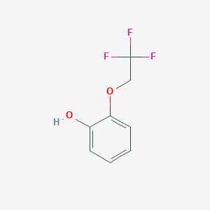 molecular formula C8H7F3O2 B147642 2-(2,2,2-三氟乙氧基)苯酚 CAS No. 160968-99-0