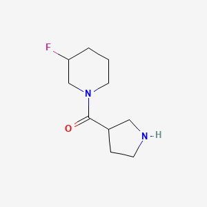 molecular formula C10H17FN2O B1476433 (3-Fluoropiperidin-1-yl)(pyrrolidin-3-yl)methanone CAS No. 1999767-28-0