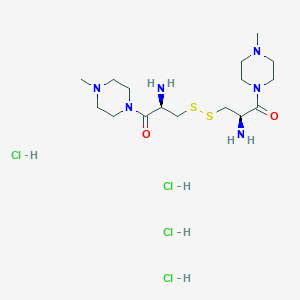 molecular formula C16H36Cl4N6O2S2 B14764352 LH708 