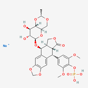 molecular formula C29H33NaO16P B14764495 Etoposide phosphate disodium 