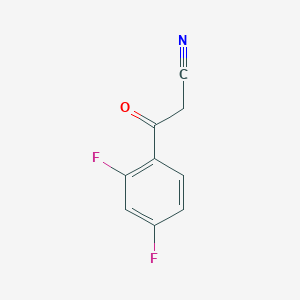 molecular formula C9H5F2NO B147646 2,4-Difluorobenzoylacetonitrile CAS No. 71682-95-6