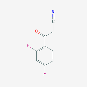 molecular formula C9H5F2NO B147646 3-(2,4-Difluorophenyl)-3-oxopropanenitrile CAS No. 71682-95-6