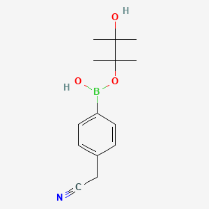 molecular formula C14H20BNO3 B14764867 Phenylacetonitrile-4-boronic acid pinacol ester 