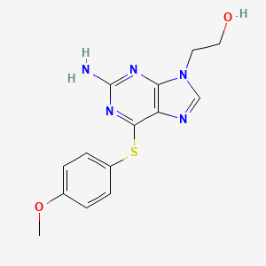 molecular formula C14H15N5O2S B14764914 Alamifovir PM 
