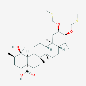 molecular formula C34H56O5S2 B14764958 2,3-Di-O-methylthiomethyleuscaphic acid 