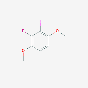 molecular formula C8H8FIO2 B14764979 1,4-Dimethoxy-2-fluoro-3-iodobenzene 