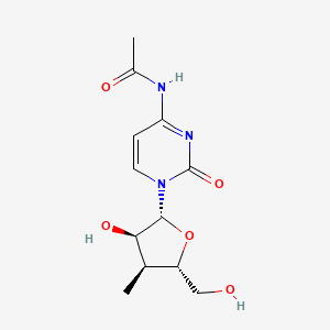 molecular formula C12H17N3O5 B14765139 N4-Acetyl-3'-deoxy-3'-C-methylcytidine 