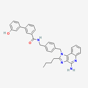 molecular formula C35H33N5O2 B14765261 IMD-biphenylA 