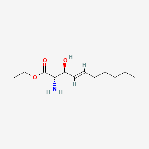 molecular formula C12H23NO3 B14765273 (2S,3S,E)-ethyl 2-amino-3-hydroxydec-4-enoate 