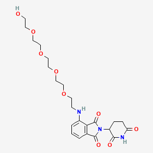 molecular formula C23H31N3O9 B14765399 Pomalidomide-PEG5-OH 