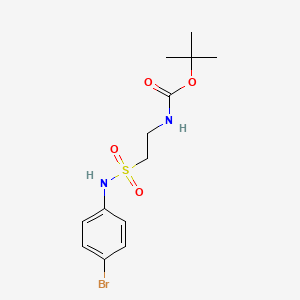molecular formula C13H19BrN2O4S B14765404 tert-Butyl (2-(N-(4-bromophenyl)sulfamoyl)ethyl)carbamate 