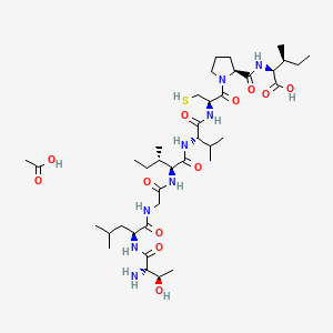 molecular formula C39H70N8O12S B14765479 HPV16 E7 (86-93) acetate 