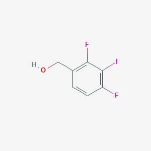 molecular formula C7H5F2IO B14765633 (2,4-Difluoro-3-iodophenyl)methanol 