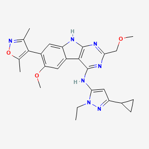molecular formula C26H29N7O3 B14765674 BETi-211 