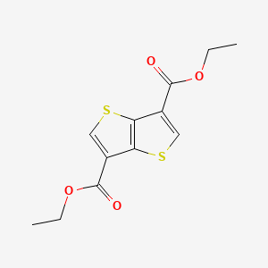 molecular formula C12H12O4S2 B14765688 Diethyl thieno[3,2-b]thiophene-3,6-dicarboxylate 
