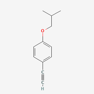 molecular formula C12H14O B14765741 1-Ethynyl-4-isobutoxybenzene 