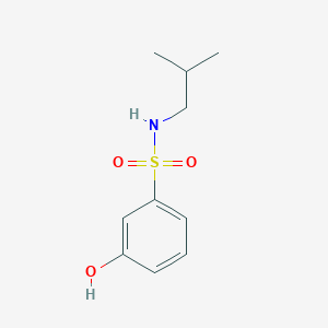 molecular formula C10H15NO3S B14765934 3-Hydroxy-N-isobutylbenzenesulfonamide 