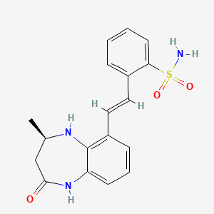 molecular formula C18H19N3O3S B14765954 2-[(E)-2-[(4R)-4-methyl- 