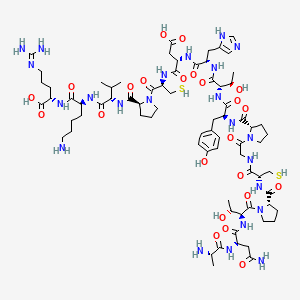 molecular formula C74H115N23O23S2 B14766026 G3-C12 free 
