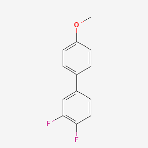 molecular formula C13H10F2O B14766063 3,4-Difluoro-4'-methoxybiphenyl 
