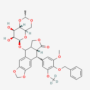 molecular formula C36H38O13 B14766081 4'-O-Benzyl Etoposide-d3 