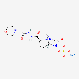 molecular formula C13H20N5NaO8S B14766098 Antibacterial agent 51 