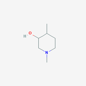 molecular formula C7H15NO B14766163 trans-1,4-Dimethylpiperidin-3-ol 
