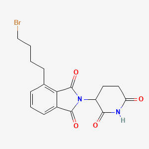 molecular formula C17H17BrN2O4 B14766198 Thalidomide-C4-Br 