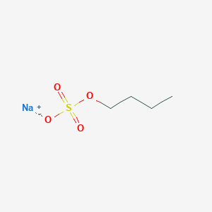 molecular formula C4H9NaO4S B147662 Sulfuric acid, monobutyl ester, sodium salt CAS No. 1000-67-5