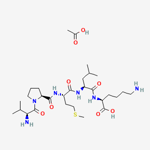 molecular formula C29H54N6O8S B14766266 Bax inhibitor peptide V5 acetate 