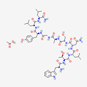 molecular formula C56H85N13O16 B14766391 AR-M 1896 Acetate 