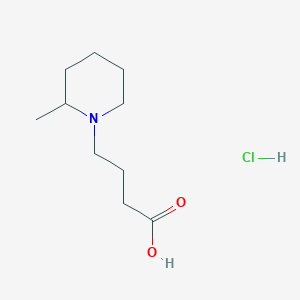molecular formula C10H20ClNO2 B14766398 gamma-(2-Methylpiperidino)butyric acid hydrochloride 