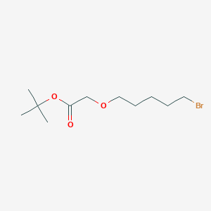 molecular formula C11H21BrO3 B14766449 tert-Butyl 2-((5-bromopentyl)oxy)acetate 