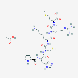 molecular formula C33H58N12O9S2 B14766602 Antioxidant peptide A acetate 