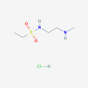 molecular formula C5H15ClN2O2S B14766612 N-(2-(methylamino)ethyl)ethanesulfonamide hydrochloride 