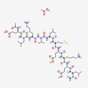 molecular formula C59H105N13O19S B14766716 RAGE antagonist peptide acetate 