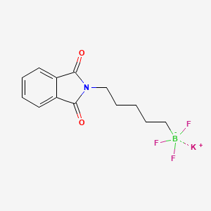 molecular formula C13H14BF3KNO2 B14766876 Potassium;5-(1,3-dioxoisoindolin-2-yl)pentyl-trifluoro-boranuide 