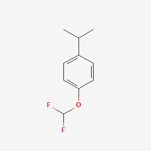 molecular formula C10H12F2O B14766896 1-(Difluoromethoxy)-4-isopropylbenzene 