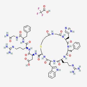 molecular formula C64H83F3N20O15S B14766950 Msg606 tfa 