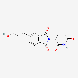 molecular formula C16H16N2O5 B14766966 Thalidomide-5'-C3-OH 