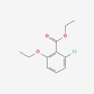 molecular formula C11H13ClO3 B14766971 Ethyl 2-chloro-6-ethoxybenzoate 