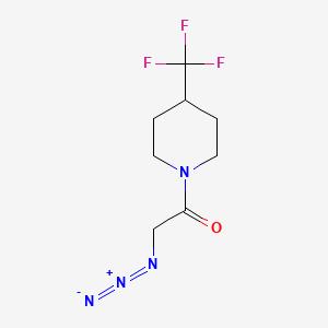 molecular formula C8H11F3N4O B1476699 2-Azido-1-(4-(trifluoromethyl)piperidin-1-yl)ethan-1-one CAS No. 2098117-23-6