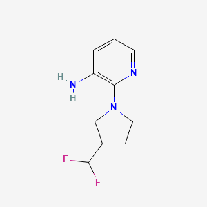 molecular formula C10H13F2N3 B1476711 2-(3-(Difluoromethyl)pyrrolidin-1-yl)pyridin-3-amine CAS No. 2097989-92-7
